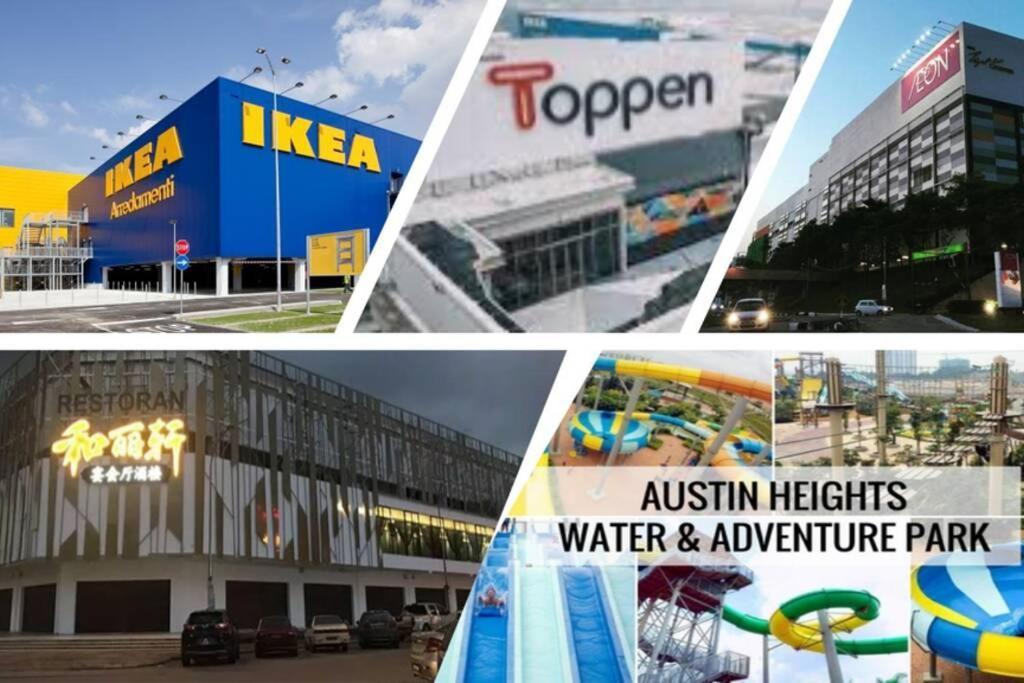 Viva Homestay @ Jb Mount Austin Ikea, Aeon, Toppen, Bubble Tea Town Джохор-Бару Экстерьер фото